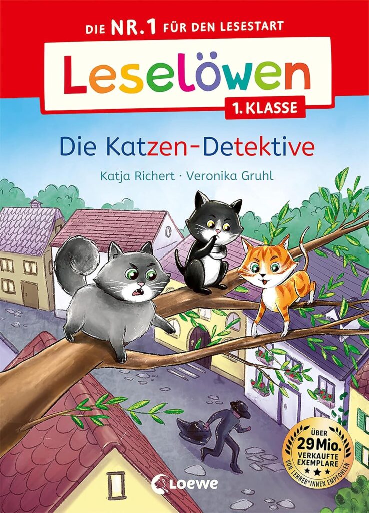 Erstlesebuch aus der Leselöwen-Reihe für Kinder der 1. Klasse mit spannender Abenteuergeschichte 