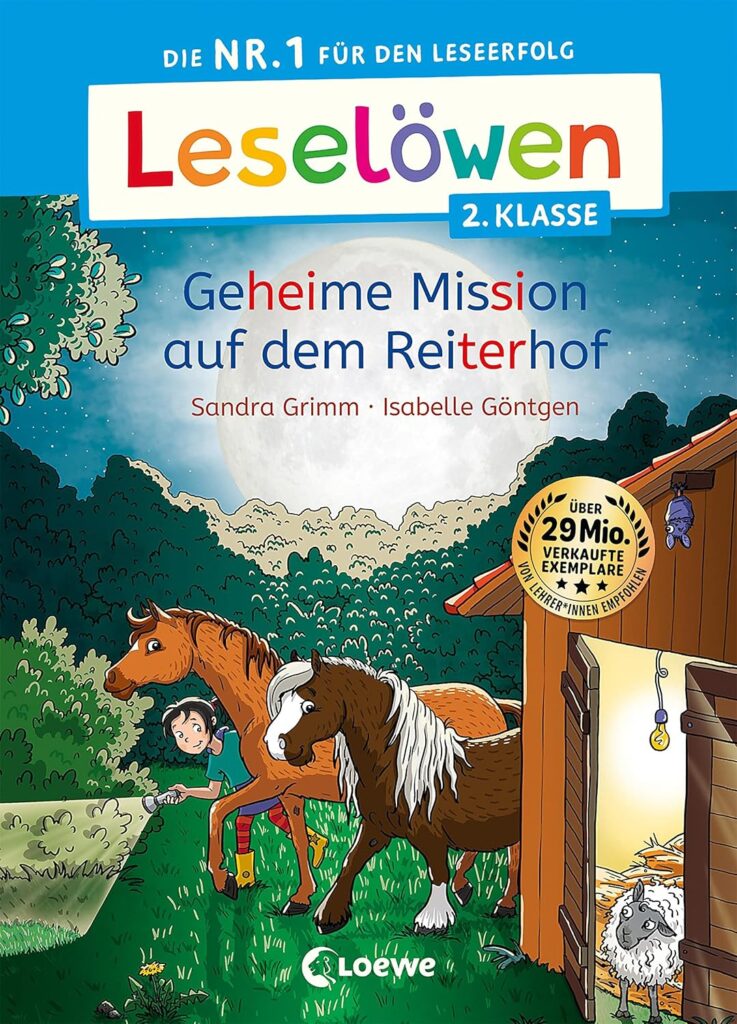 Erstlesebuch mit den Leselöwen 2. Klasse für Pferdefans